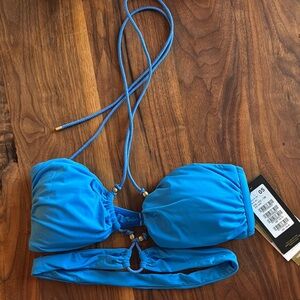 Vix Paula Hermanny Gi Blue Bikini Top